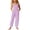 Purple#9527, variant on BOOMNY Girls Baggy Linen Overalls Wide Leg Suspender Pants for Girl Trendy Solid Color Elastic Waist Lightweight Loose Fit Soft Jumpsuit With Pocket
