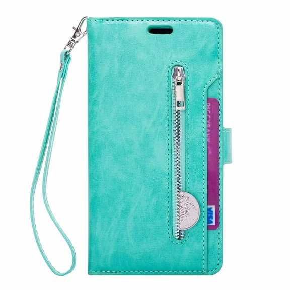For Samsung Galaxy Note8 Wallet Leather Case Multifunction Shockproof Zipper Card Pocket Stand Cover