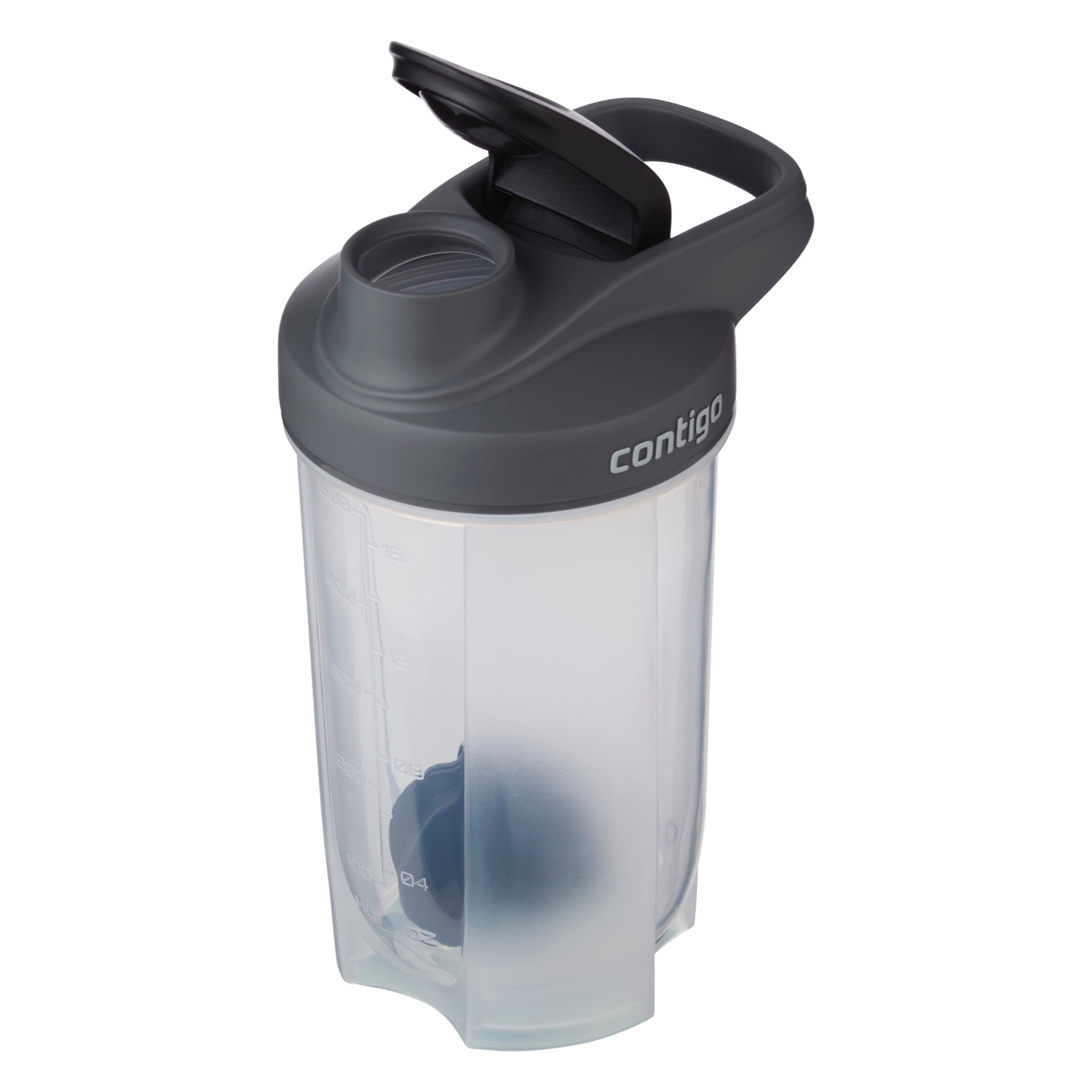 Contigo Fit Plastic Shake & Go 2.0 Shaker Bottle - White - 20 fl oz