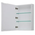 thumbnail image 3 of Wyndham Collection Daria 60" No-Sink Wood Double Bathroom Vanity in White/Chrome, 3 of 3