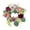 Purple, variant on Artificial Eucalyptus Candle Ri-ng Wreath, Decorative Wreath for Easter, Christmas & Halloween Home Decor
