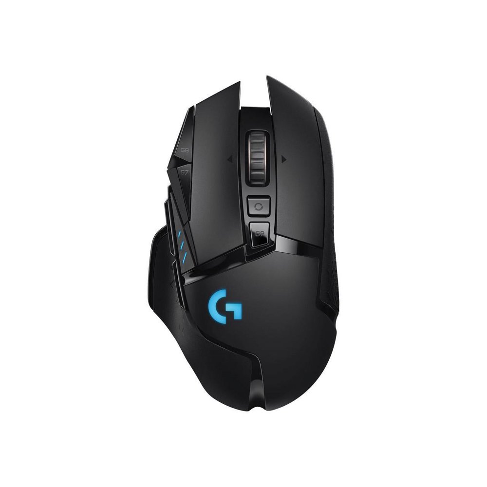 Logitech G502 LIGHTSPEED Wireless Gaming Mouse, HERO 25K Sensor, 25,600 DPI, RGB, Adjustable Weights, 11 Programmable Buttons, Long Battery Life, On-Board Memory, PC / Mac