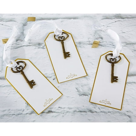 Cardstock Key - Gold Key Escort Card (Set of 12)