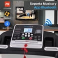 thumbnail image 2 of Caminadora Eléctrica Plegable SereneLife, Máquina de Ejercicio Inteligente Compacta, con Pantalla Digital, Sincronización App Bluetooth, Inclinación Manual, para Caminar, Correr, Gimnasio, 2 of 7