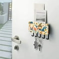 thumbnail image 5 of Bees Flowers Gnome Mail Holder Organizer Wall Mount with Shelf Key Holder Key Rack with 5 Key Hooks for Wall Decorative, 5 of 6