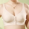 thumbnail image 3 of Womens Everyday Bras, Bras for Women No Underwire Comfortable Full Coverage Front Closure Bralettes Wireless Wirefree Everyday Bras L-3XL, 3 of 5