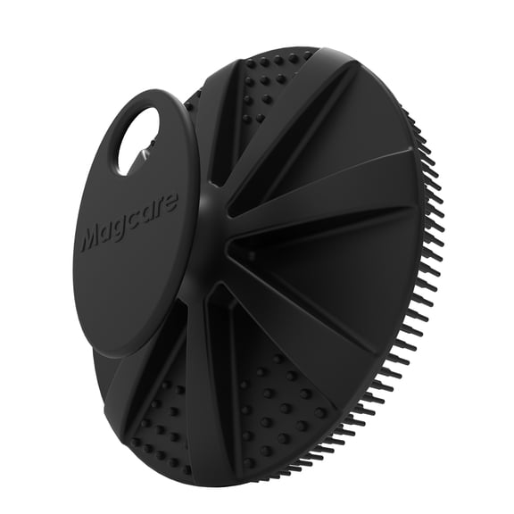 Magcare Silicone Body Scrubber, Body Bath Brush, Black
