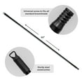 thumbnail image 4 of Lilly Pet Hair Clean Up, Carpet Rake for Pet Hair Removal, Rubber Broom for Pet Hair, Carpet Hair Removal Tool, Pet Hair Removal Broom with Double Rubber Blade and 52" Handle, 4 of 7