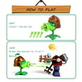 thumbnail image 4 of Set de acción de PVC Toy Figure Dyharnsty Gatling Peashooter, 4 of 9