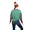 thumbnail image 4 of Jollidays Women's Reindeer Pug Ugly Christmas Sweater, 4 of 6