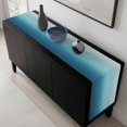 thumbnail image 5 of Navy Blue Ombre Table Runner 90 Inches Long, Teal White Gradient Modern Abstract Art Kitchen Coffee Dining Table Decoration for Home Party Birthday Wedding Home Decor 13x90 Inches, 5 of 8