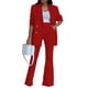 thumbnail image 2 of Traje de 2 Piezas NikouMX Mujer Pantalón Largo Color Liso, 2 of 6