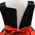 thumbnail image 4 of dmqupv Princess Party Toddler Kids Halloween Pageant Dress Wedding Gown Girls Girls Dress&Skirt Orange 110, 4 of 5