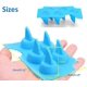 thumbnail image 2 of Blue Shark Wing Bandeja para cubitos de hielo/Molde para cubitos de hielo o molde para pastel de chocolate Bandeja para cubitos de hielo inusual, juego de 2 moldes de silicona de grado alimenticio Sin BPA y certificado por la FDA ER, 2 of 5