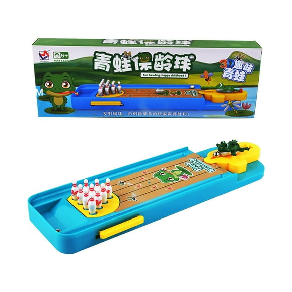 Fridja Board Game Intelligence Toy Children's Bowling Small Catapult Ball Toy Mini Desktop Shooting Game Christmas Gift for Kids