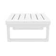 thumbnail image 3 of Luxury Commercial Living 25.5" White Patio Square Coffee Table, 3 of 9