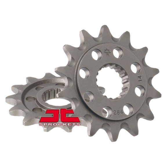Jt Sprockets JTF284.14SC Self-Cleaning Steel Front Sprocket - 14T (Natural)