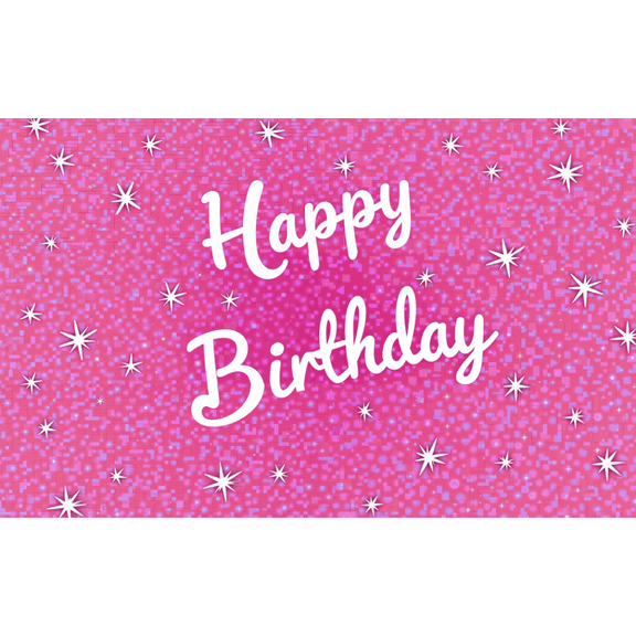LUUFILx Shiny Pink Birthday Backdrop for Lady Girls Women Neon Happy Birthday Photography Background Sparkle Birthday Party Decorations Banner Photo Supplies Studio Props