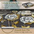 thumbnail image 4 of Green Leaves Decorate Carpet, Area Rug, Modern Tree Creative Decorative Farmhouse Rug, Home Decor Carpet Easy To Clean Breathable Non-Slip Comfortable For Bedroom Living Room Terrace, 4 of 7
