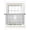 Gray, variant on Buffalo Plaid Curtains 45 Inch Length, Sheer Curtains for Bedroom Living Room Window Deep Maroon Farmhouse Gingham Striped Rod Pocket Voile Drapes Kitchen Curtains Small Half Window 42"x45" 2 Panels