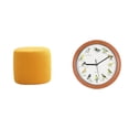 thumbnail image 1 of Reloj de pared con pájaro cantor, reposapiés, banco otomano decorativo, asiento para el hogar, la cocina, la oficina, el dormitorio, la guardería y el, 1 of 8