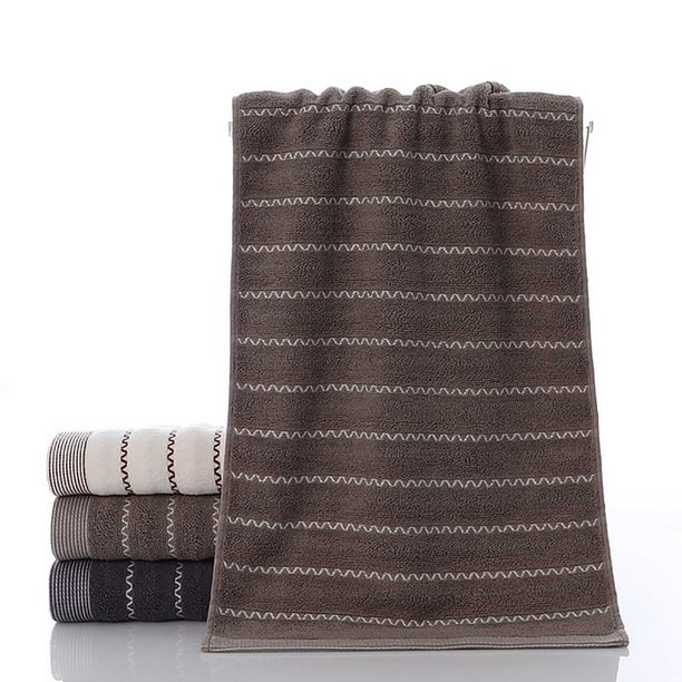 Toalla hilada de algodón, muy absorbente y suave al tacto, ideal para baño, spa, gimnasio y rostro.