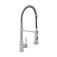 thumbnail image 2 of Nouvet Single Handle, Pull-Down Kitchen Faucet in Brushed Nickel, 2 of 11
