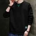 thumbnail image 3 of Sudadera con capucha de cuello redondo y cuello redondo sin capucha de estilo hip hop para hombre, ropa superior para hombre, jersey de estilo coreano, ropa de calle de lujo S Emo, 3 of 5