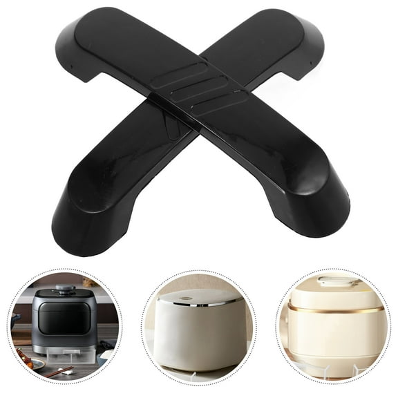 WHAMVOX  2 Pcs Replacement Cookware Handle Handles for Pots Pans Black