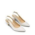 thumbnail image 4 of DREAM PAIRS Women's Kitten Heel Slingback Pointed Closed Toe Low Stiletto Heels Dress Bridal Elegant Wedding Pumps Shoes, 4 of 6