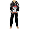 thumbnail image 2 of Skylinewears Unisex Kids Boys Girls Hooded Printed One Piece Pajamas Penguin Black 6, 2 of 4