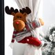 thumbnail image 1 of XWSHYW Decoraciones Navideñas Nuevo Adorno Papá Noel para Cortina de Lana Tejida con Botón para Puerta, 1 of 3