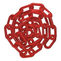 Manufacturer Varies Plastic Chain ,50 ft L,Red 51005-50