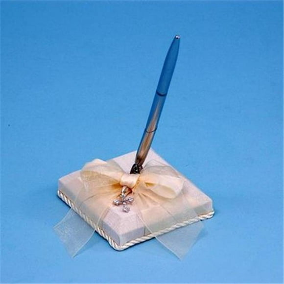 Grace Pen Holder in Ivory with Silver Pen