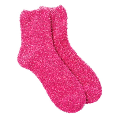 Peppermint Infused Sparkle Socks, Pink