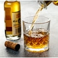thumbnail image 4 of Lorren Home Trends 11 Ounce Double Old Fashion Drinking Glass-Textured Cut Glass, Set of 6, 4 of 6