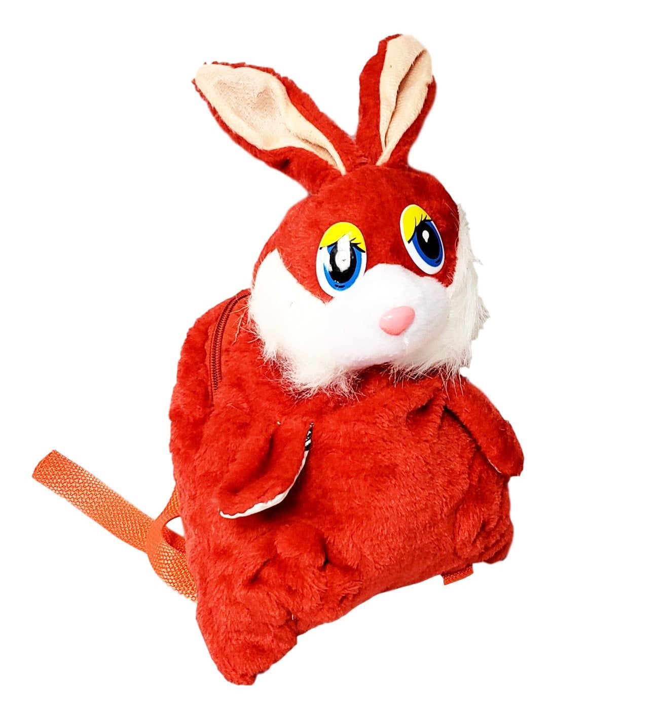 red bunny stuffed animal