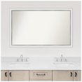 thumbnail image 4 of Amanti Art Custom Wall and Bathroom Mirror (29.25 x 47.25 in.), Eva White Silver Narrow Frame, 4 of 7