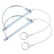 thumbnail image 1 of Uxcell 2 Pcs 5/16"x 4-3/4" Pasadores de acoplador de remolque en forma de D con cordón extendido, 1 of 7