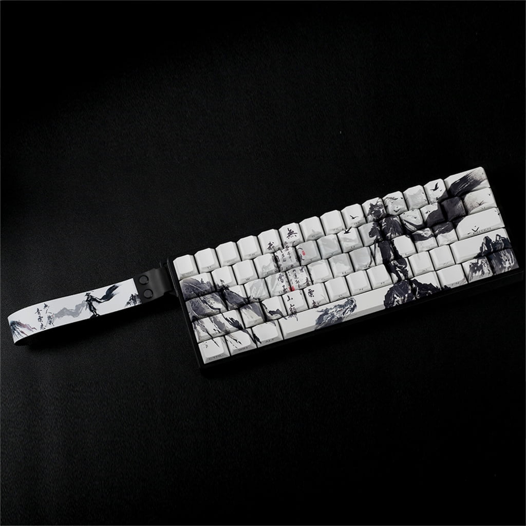 Original Profile Keycaps PBT Dyes Sublimations Side Printed With The legends of chusen Keycaps For 60% 68% Keyboards