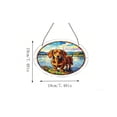 thumbnail image 2 of Luckky Acrylic Puzzles Suncatcher Window Hanging,7.4 Inch Sun Catcher Puzzle Garden Decoration for Women Men Mom Birthday Gift Home Decor, 2 of 5