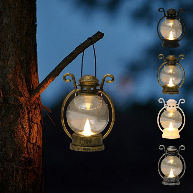 Fiudx Vela Electrónica con Simulación de Llama Parpadeante, Iluminación Suave, Diseño a Pilas, Elegante Minilámpara de Aceite, Decoración para Fiestas y Festivales, Navidad y Halloween, Tamaño 12,5 X