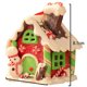 thumbnail image 2 of Casas de pueblo con escena navideña, edificios navideños iluminados con LED, 2 of 5