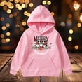 thumbnail image 2 of PMVFHDE Liquidation Chandail pour Enfants Nouveau Chandail à Capuche pour Enfants avec Poche Décoration Chandail à Capuche pour Enfants Chandail à Capuche Plus Chandail à Capuche pour Fille, Rose, 13-14 Ans, 2 of 7