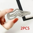 thumbnail image 3 of 2Pcs Hair Clip Set, Decorations Hair Barrettes for Birthday Banquet Styling Lady Full Rhinestones, 3 of 8
