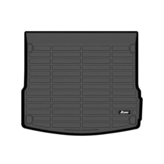 Ikon Motorsports TPE All Weather Heavy Duty Waterproof Durable Rear Trunk Tray Cargo Liner Mats Compatible with 2015-2025 Porsche Macan