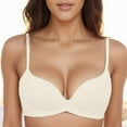 thumbnail image 3 of Kureaily Women's T Shirt Bra With Push Up Padded Bralette Bra Without Underwire Comfortable Soft Cup Bra Padded Bras, 3 of 5