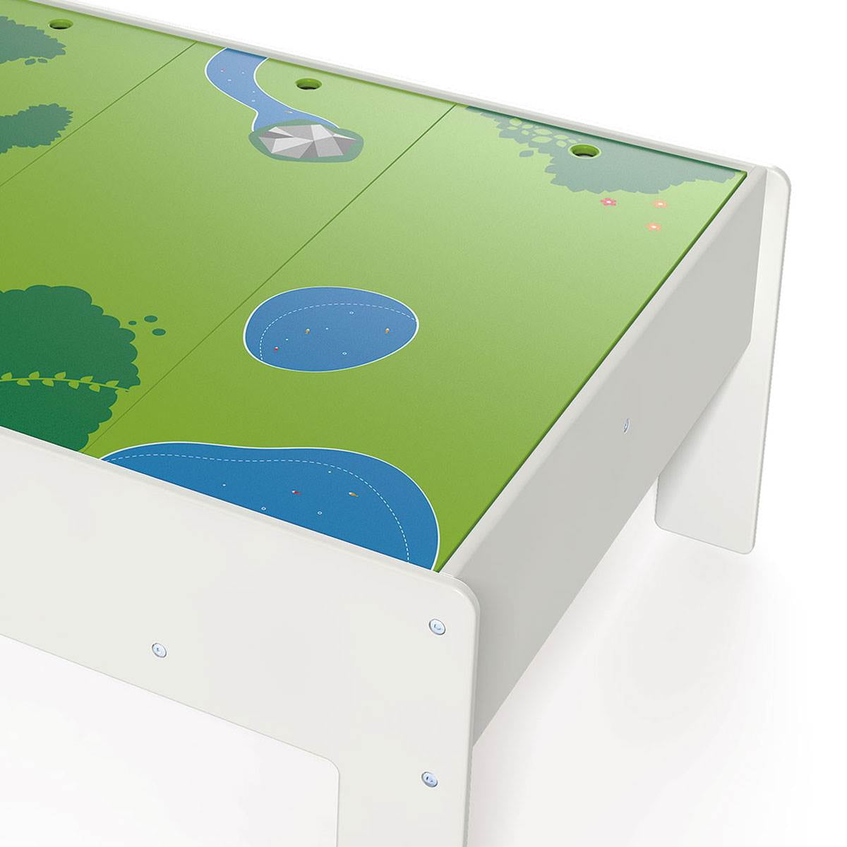hape railway play table