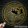 thumbnail image 4 of Craftnamesign Custom Camera Photography Metal Wall Art, Personalized Cameraman Sign, 4 of 5