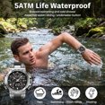 thumbnail image 3 of SKMEI Men's Watches Fashion Military Waterproof Big Face Digital Sport Watch with Dual Time Alarm LED Stopwatch, 3 of 9